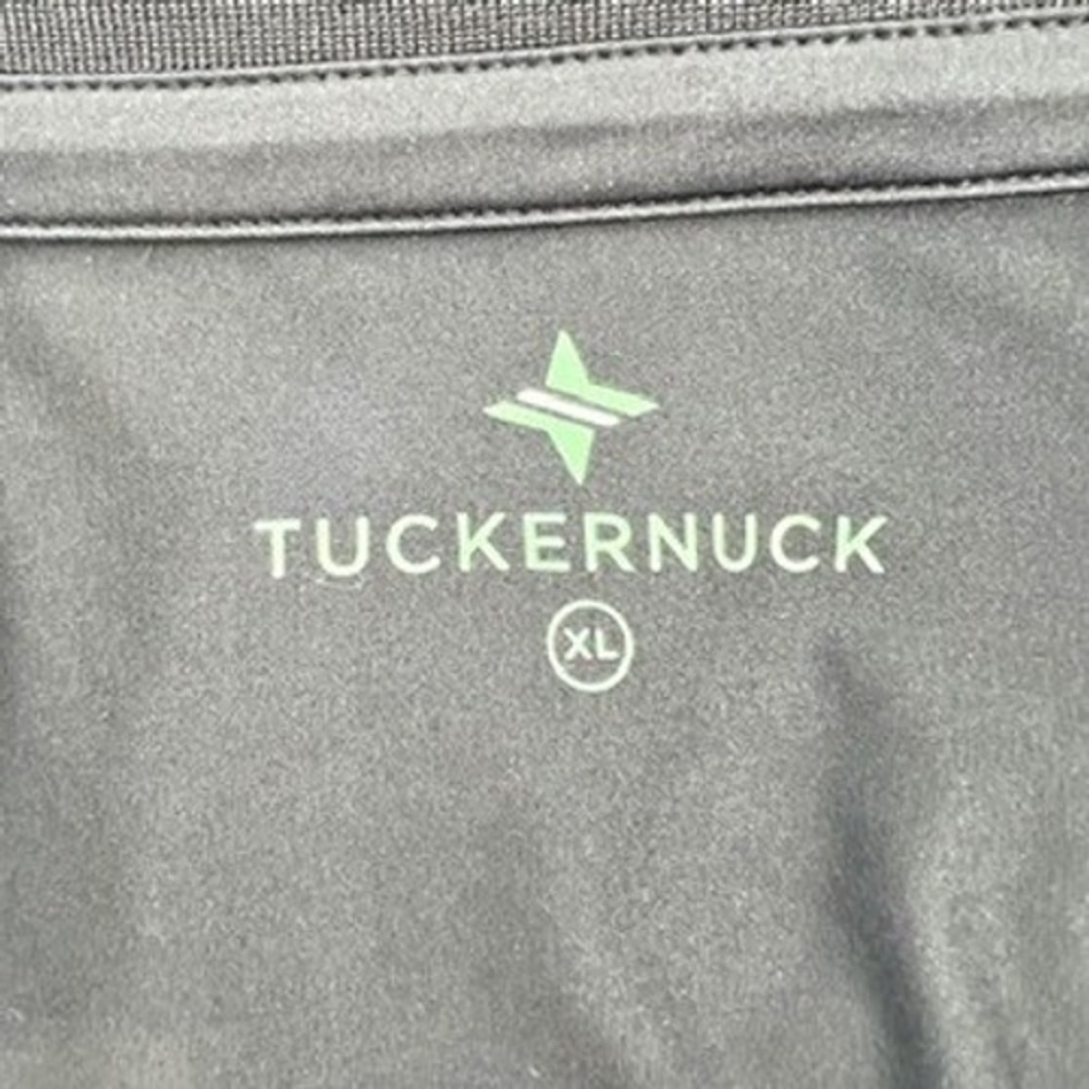Tuckernuck Womens Black Performance V-Neck Polo Shirt Short Sleeve Size XL NWT - Picture 5 of 6